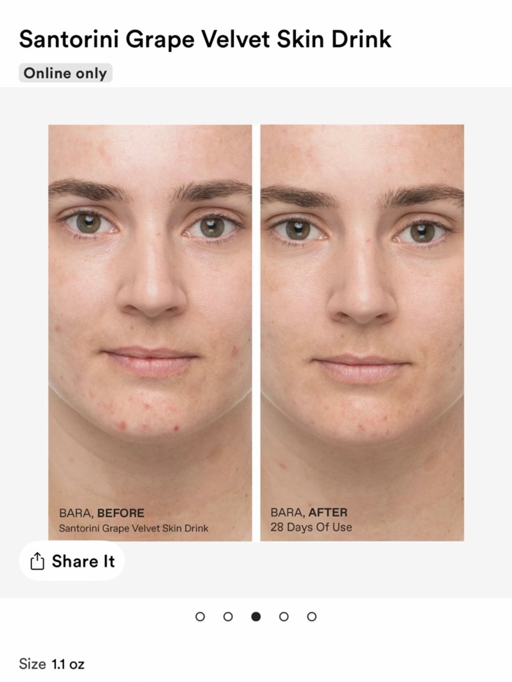 Korres Santorini Grape Velvet Skin Drink - Green and White - Picture 6 of 7